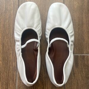 Reformation Buffy Ruched Ballet Flats